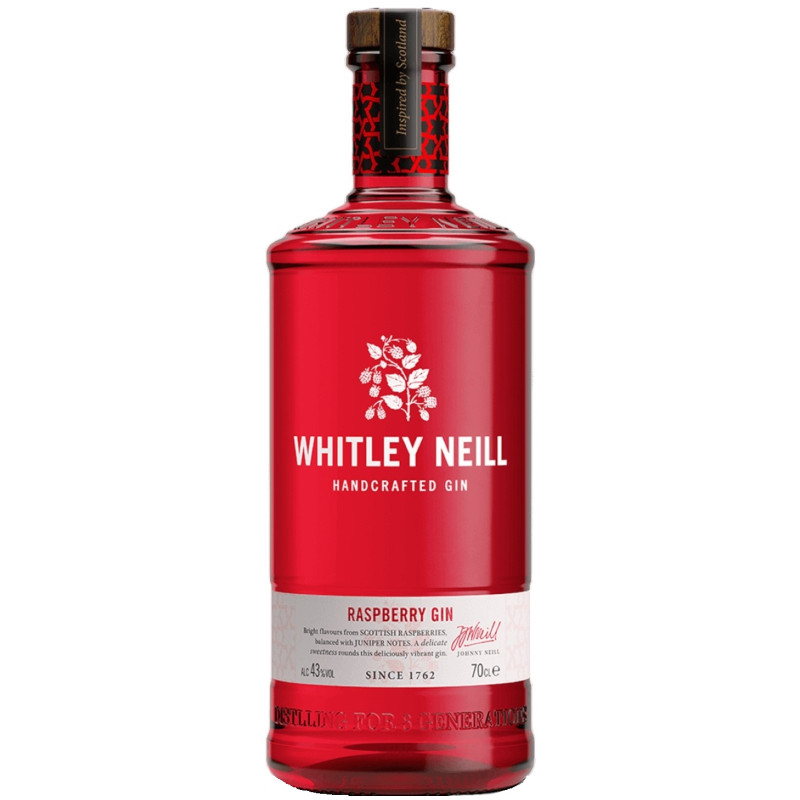 Джин Whitley Neill Raspberry дистиллированный 43%, 700мл