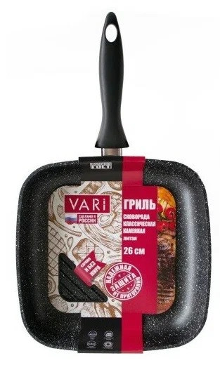 Сковорода-гриль Vari с противопригарным покрытием, 26х26см — фото 1