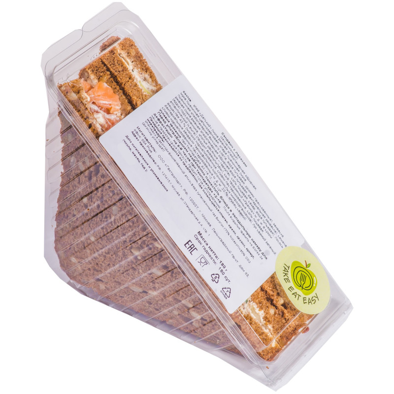 Сэндвич Take Eat Easy с лососем и сливочным сыром, 180г — фото 1