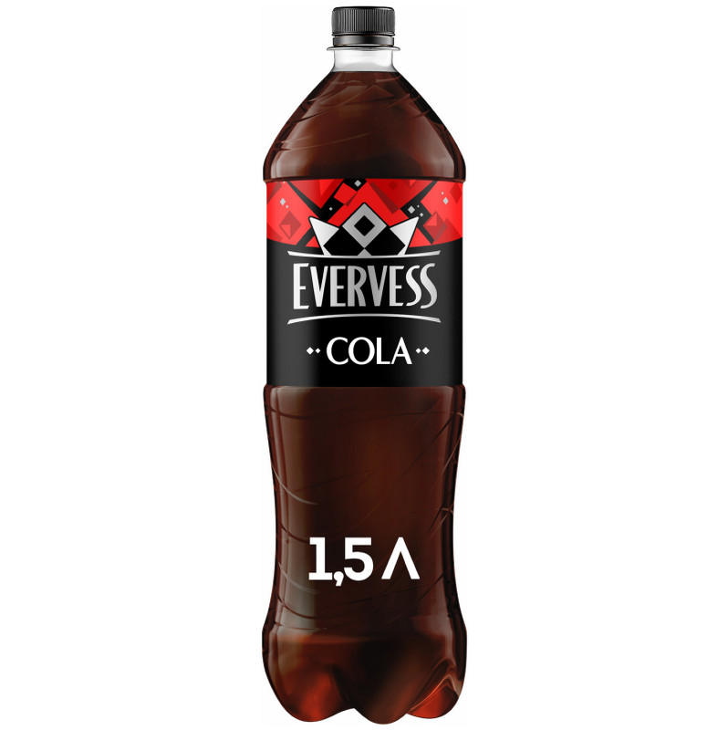 Напиток газированный Evervess Кола, 1.5л