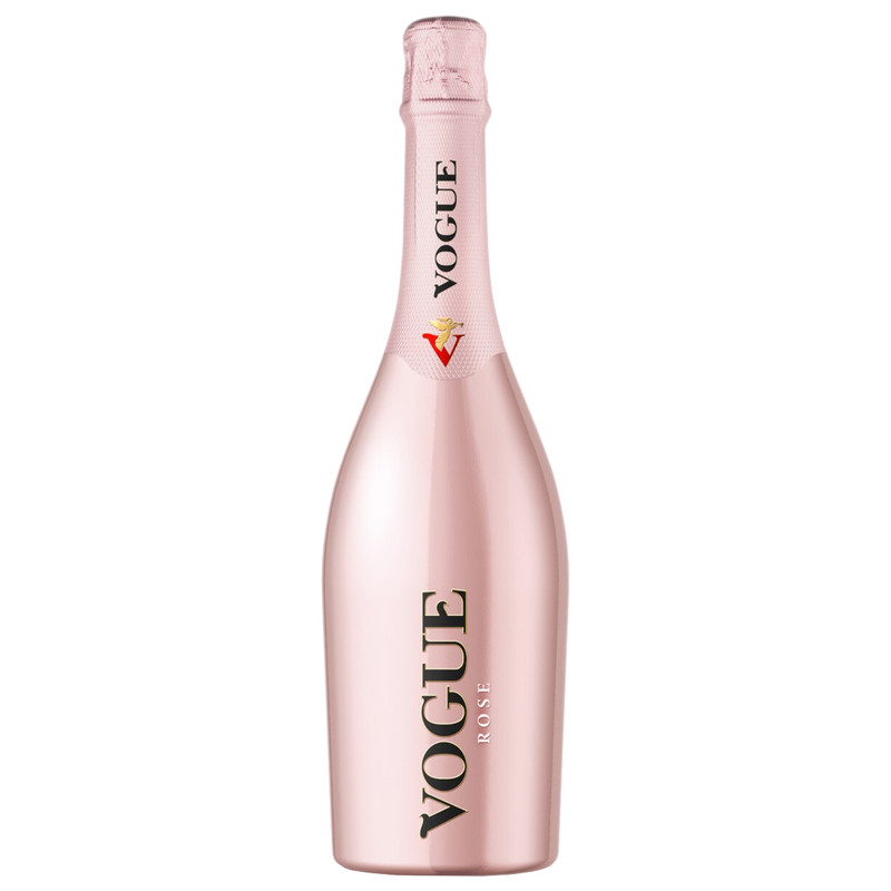 Вино Vogue игристое розовое полусухое, 0.75л