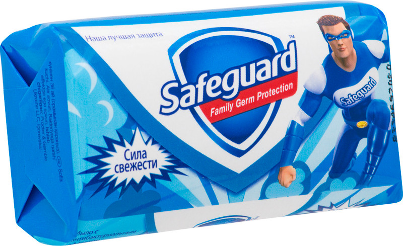 Мыло Safeguard освежающее, 90г — фото 1
