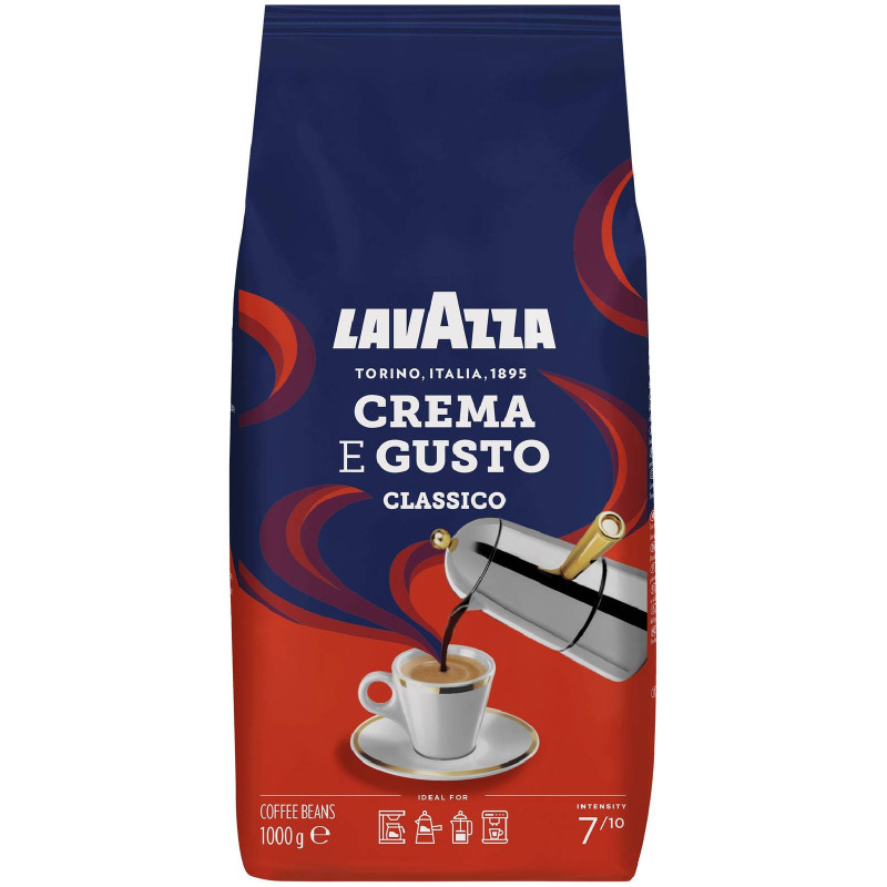 Кофе Lavazza Crema e Gusto Classico зерновой, 1кг