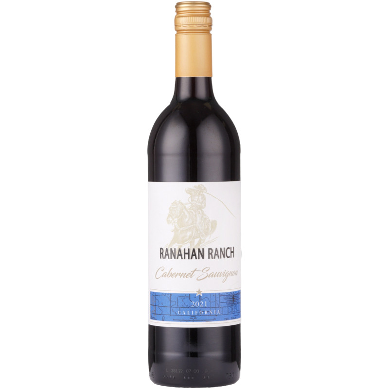 Вино Ranahan Ranch Cabernet Sauvignon красное сухое 14%, 750мл