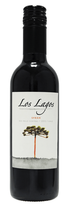 Вино Los Lagos Сира красное сухое 13.5%, 375мл