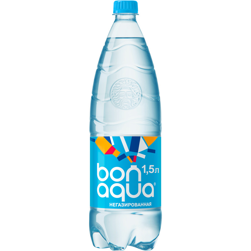 Вода BonAqua питьевая негазированная, 1.5л