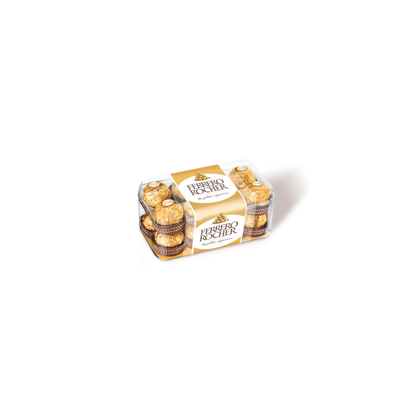 Конфеты Ferrero Rocher молочный шоколад и лесной орех, 200г — фото 1