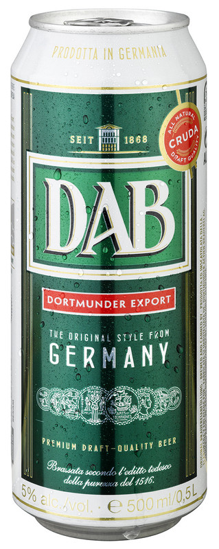 Пиво Dab Оригинальное светлое 5%, 500мл