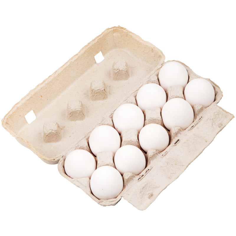 Яйца С1 куриные белые Пр!ст, 10шт — фото 2