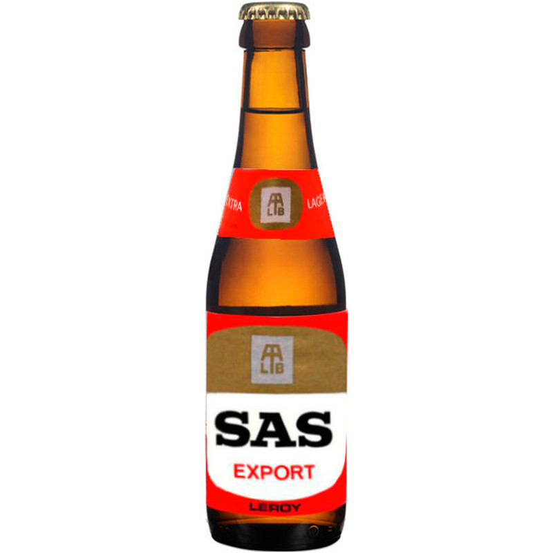 Пиво Sas светлое фильтрованное пастеризованное 5%, 330мл