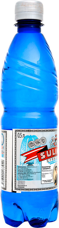 Вода Sulinka минеральная природная питьевая лечебно-столовая газированная, 500мл — фото 4