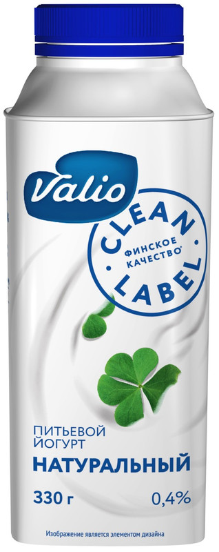 Йогурт Viola питьевой без наполнителя 0.4%, 330мл