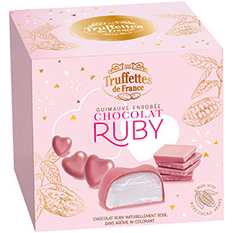 Зефир Truffettes De France Ruby покрытый шоколадной глазурью, 170г