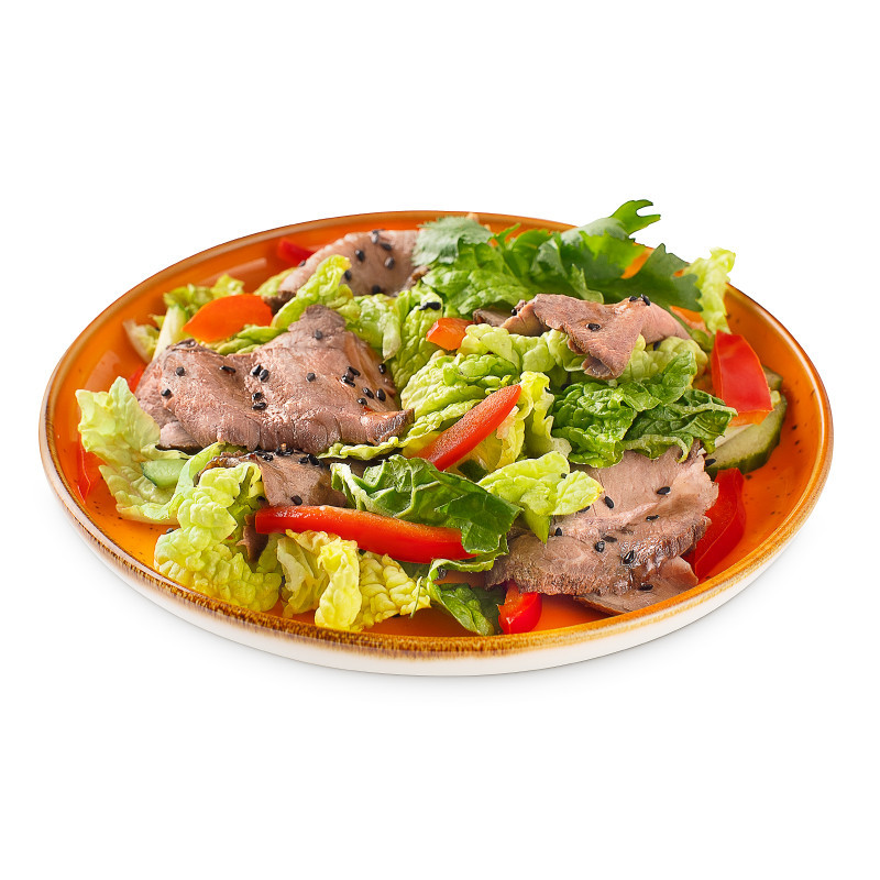 Салат с ростбифом, овощами и соусом по-азиатски Шеф Перекрёсток, 155г — фото 2