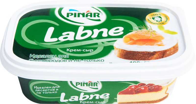 Крем-сыр мягкий Pinar Labne 60%, 400г — фото 2