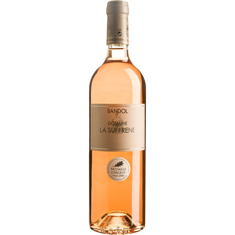 Вино Domaine La Suffrene Bandol AOC розовое сухое 13%, 750мл