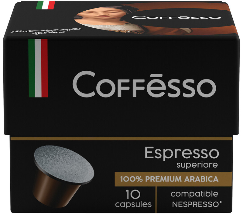 Кофе в капсулах Coffesso Espresso Superiore молотый, 10x5г — фото 3