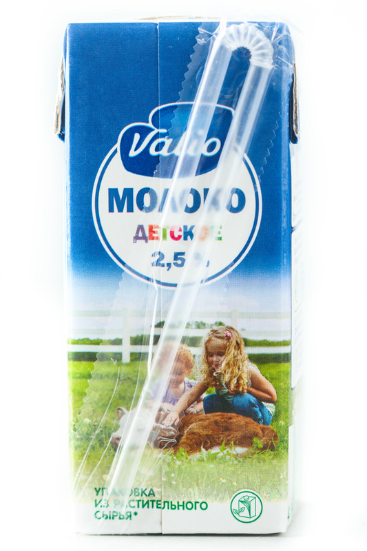 Молоко Viola UHT с 3 лет 2.5%, 200мл — фото 1