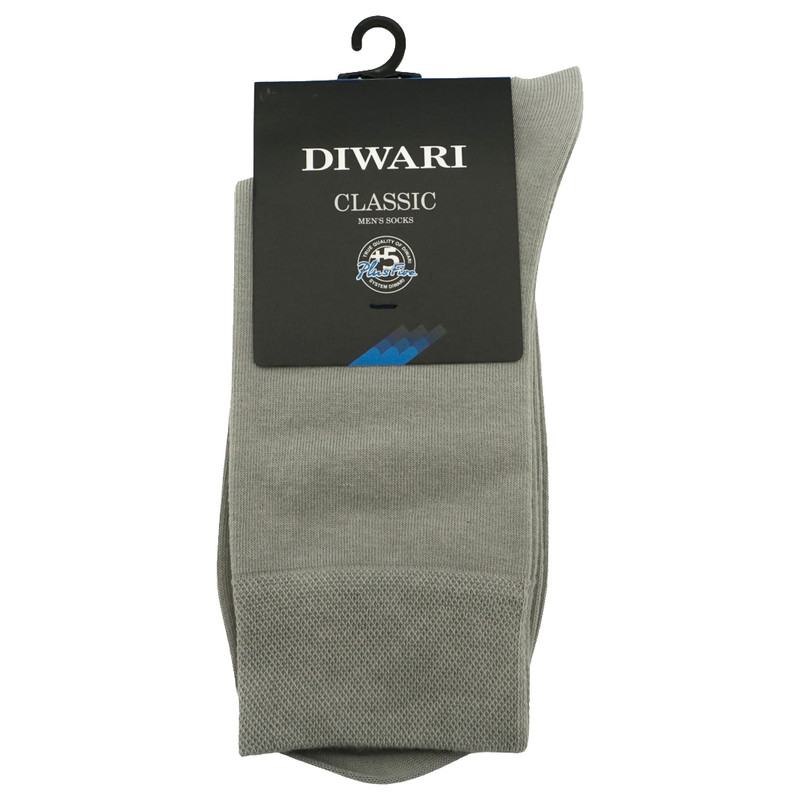 Носки Diwari мужские серые р-р 25