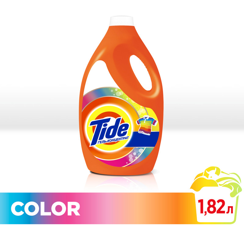 Средство моющее Tide Color жидкое, 1.82л — фото 2