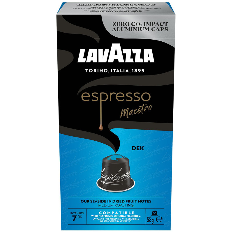 Кофе в капсулах Lavazza Эспрессо Маэстро Дек, 10x5.8г