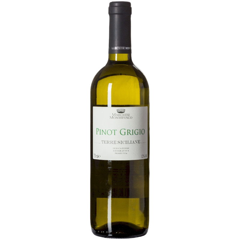 Вино Marchese Montefusco Pinot Grigio Terre Siciliane белое сухое 12%, 750мл