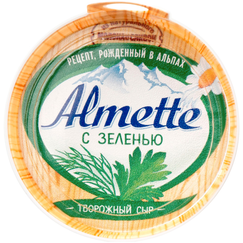 Сыр творожный Almette С зеленью 60%, 150г — фото 2