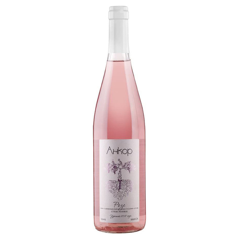 Вино Анкор Розе розовое сухое 13.5%, 700мл