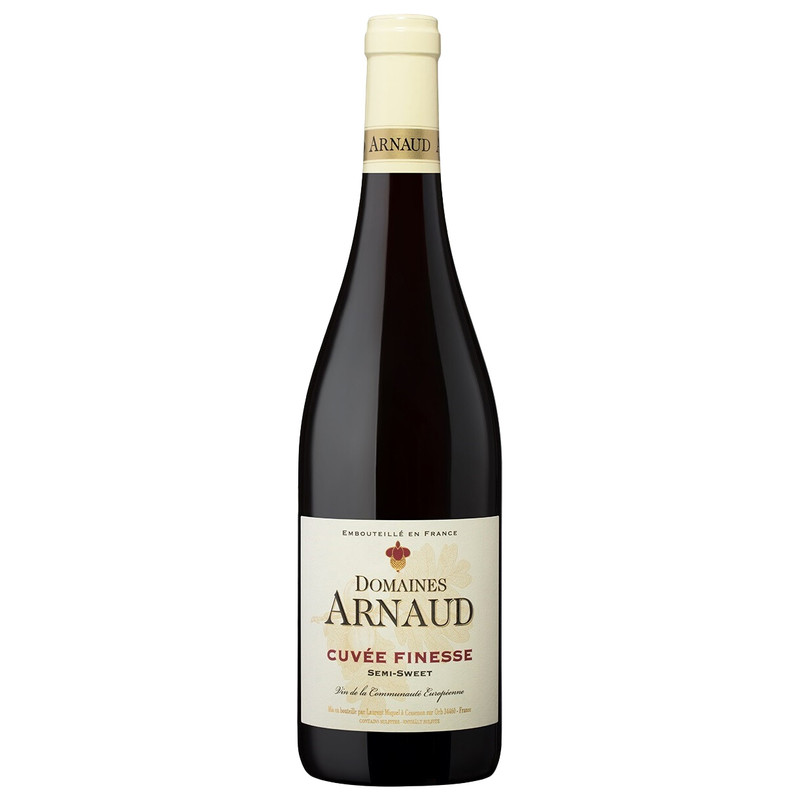 Вино Domaines Arnaud Кюве Финесс красное полусладкое 12.5%, 750мл