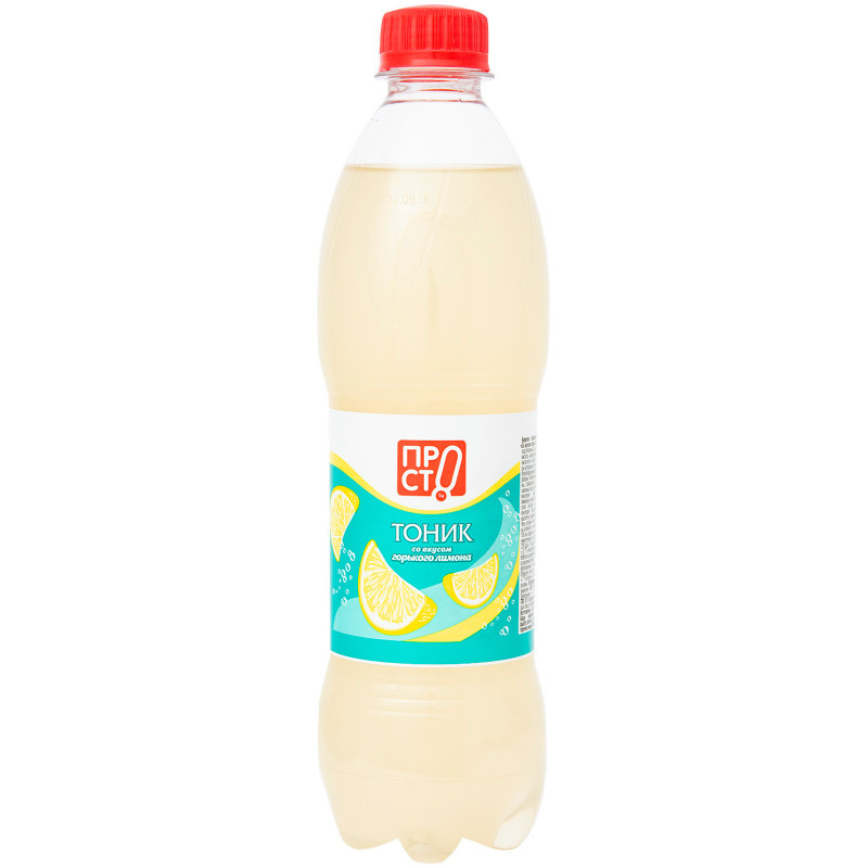 Напиток безалкогольный горький лимон газированный Пр!ст, 500мл