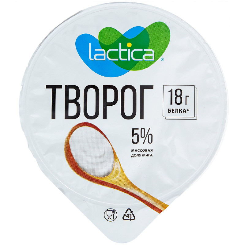 Творог Lactica 5%, 150г — фото 3