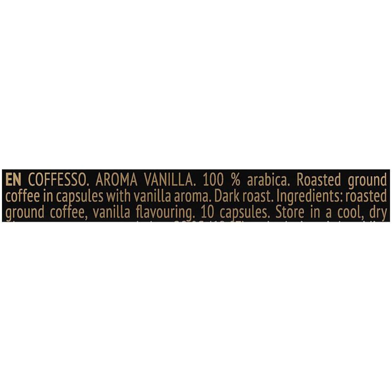 Кофе в капсулах Coffesso Vanilla молотый, 10х5г — фото 7