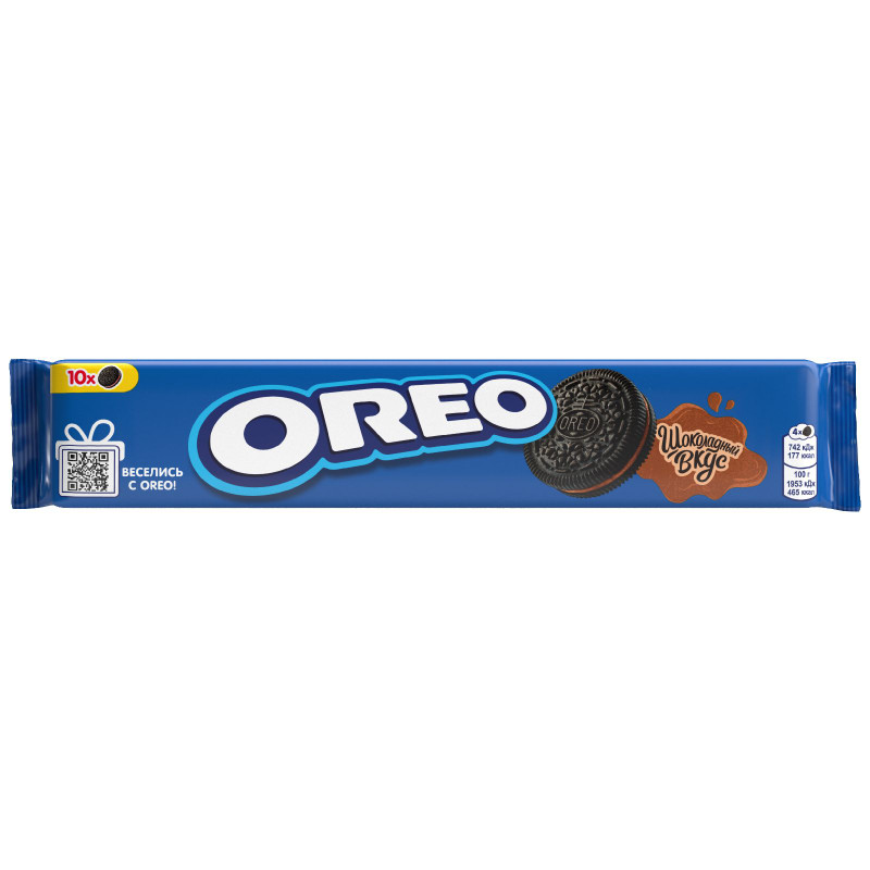 Печенье Oreo с какао и начинкой шоколад, 95г