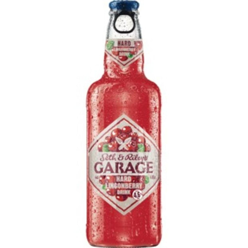 Напиток пивной Seth & Riley's Garage Хард брусника 4.6%, 440мл