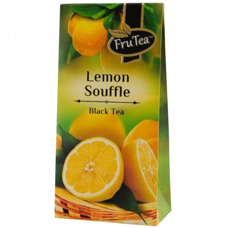 Чай Fru Tea Лимонное суфле чёрный крупнолистовой, 50г