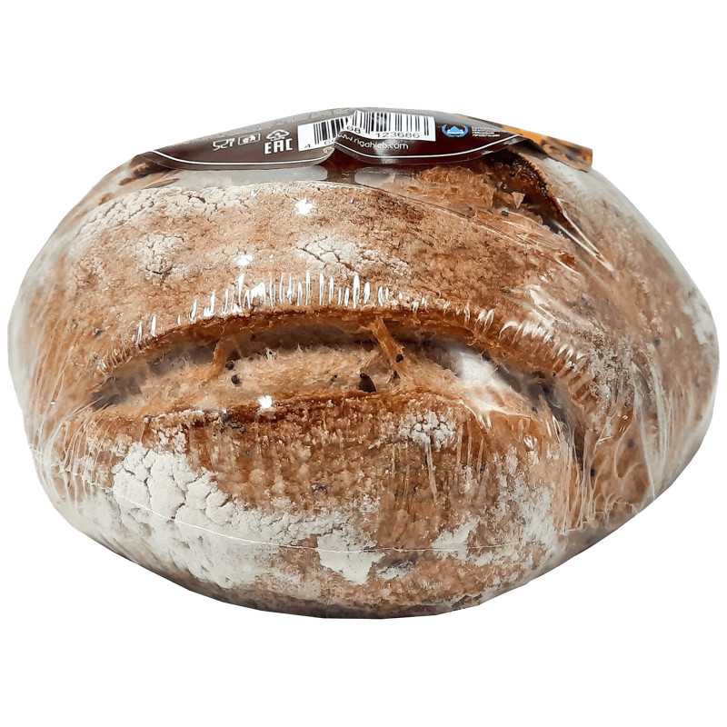 Хлеб Рижский Хлеб Ремесленный заварной из пшеничной муки, 430г — фото 2