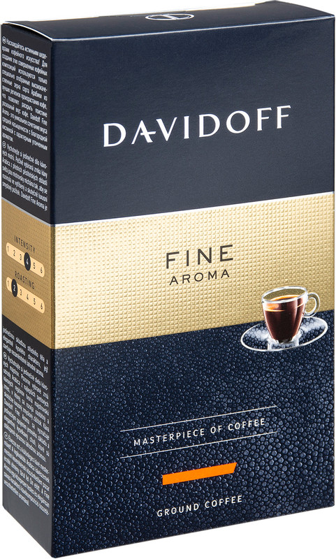 Кофе Davidoff Grande Cuvee Fine Aroma молотый, 250г — фото 1