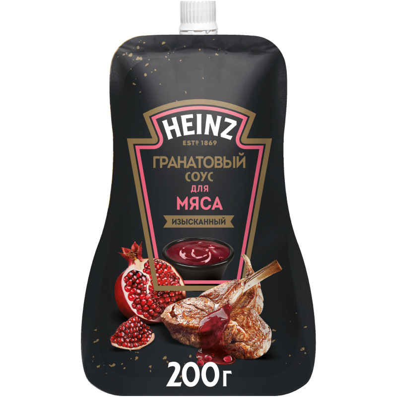 Соус Heinz Гранатовый для мяса деликатесный, 200мл