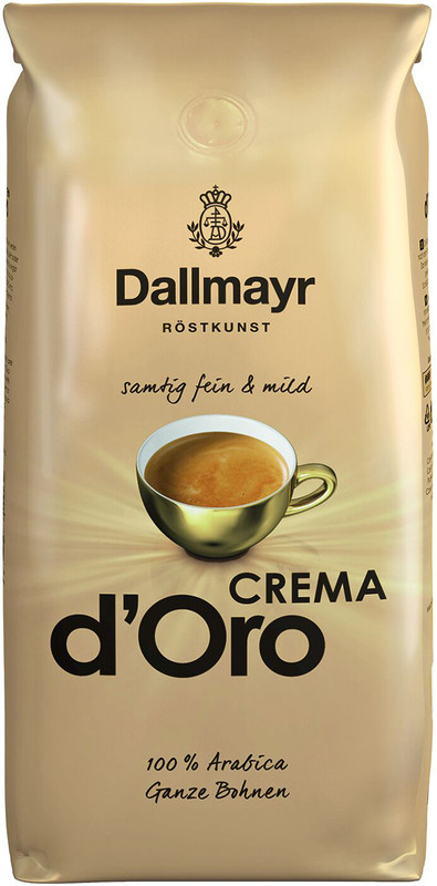 Кофе Dallmayr Crema d'Oro в зёрнах, 500г