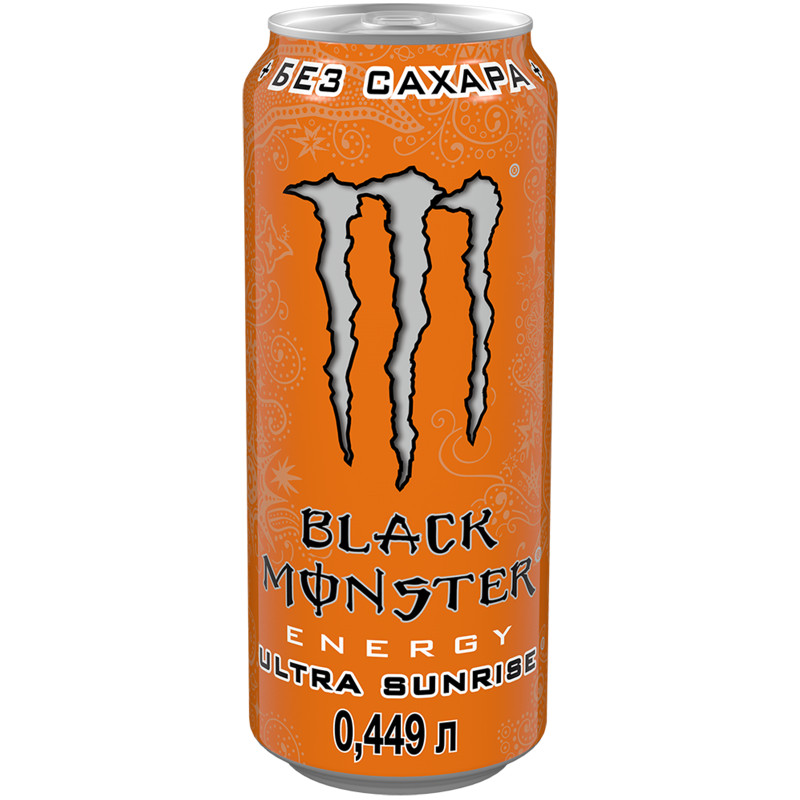 Энергетический напиток Black Monster Sunrise, 449мл
