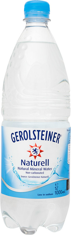Вода Gerolsteiner Натурель минеральная природная питьевая столовая негазированная, 1л