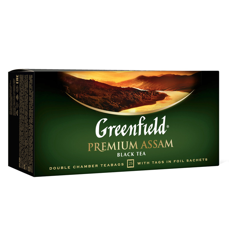 Чай Greenfield Ассам чёрный индийский в пакетиках, 25х2г — фото 2