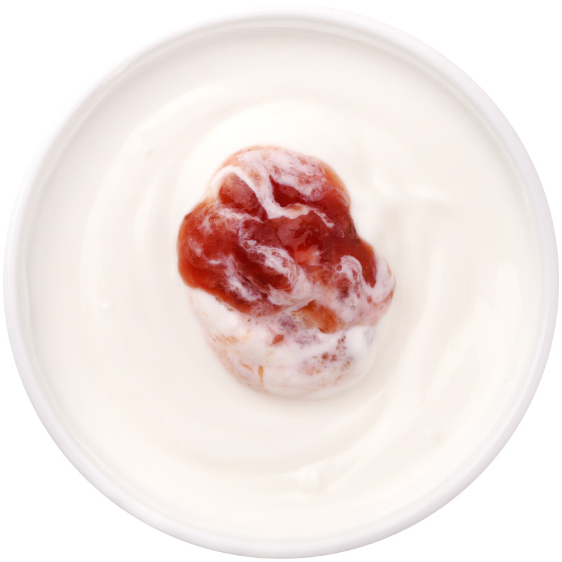 Йогурт греческий двухслойный с инжиром и курагой 3% Зелёная Линия, 190г — фото 2