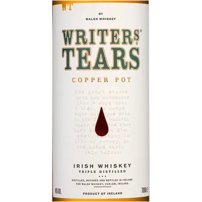 Виски Writers Tears зерновой 40% в п/у с флягой, 700мл — фото 1