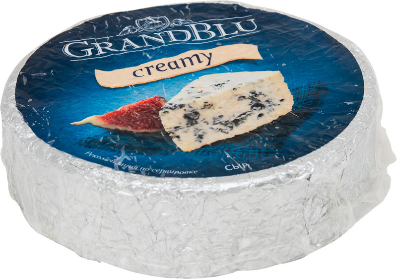 Сыр Grandblu Сливочный с голубой плесенью 56% — фото 1