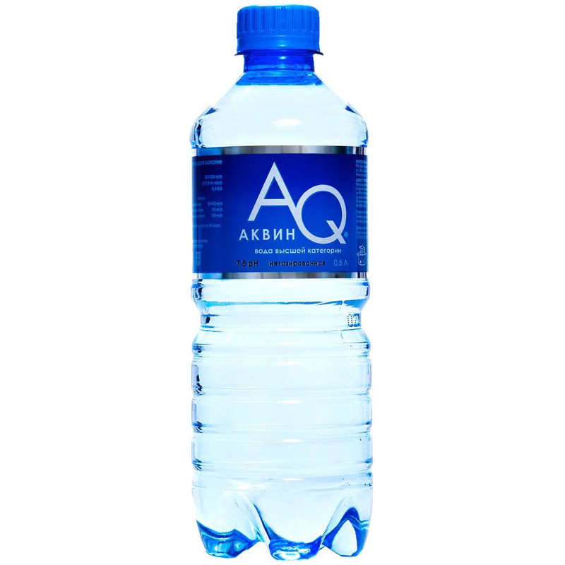 Вода Аквин природная питьевая негазированная, 500мл