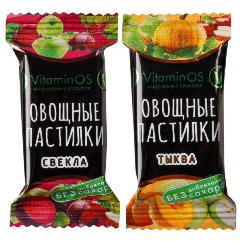 Пастила Vitaminos фруктово-овощная ассорти, 400г — фото 1