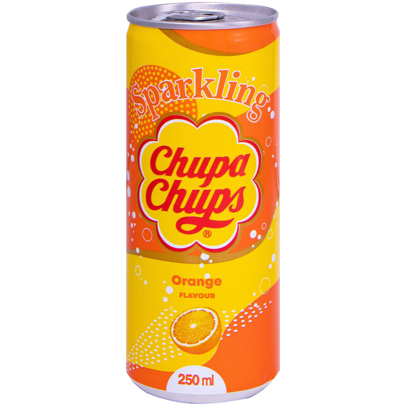 Напиток Sparkling Chupa Chups Апельсин газированный, 250мл