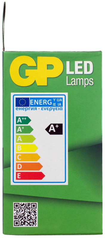 Лампа светодиодная GP LED A60 E27 40K 2CRB 9W, холодный свет — фото 4