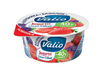 Йогурт Viola с клубникой и базиликом 2.9%, 120г